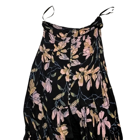 Free People Smooth Sailing Maxi Skirt- Onyx Combo - Picture 2 of 6